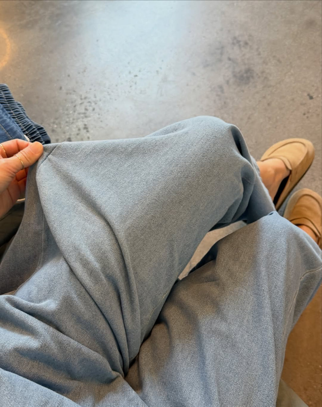 🩵데일리 밴딩 데님팬츠