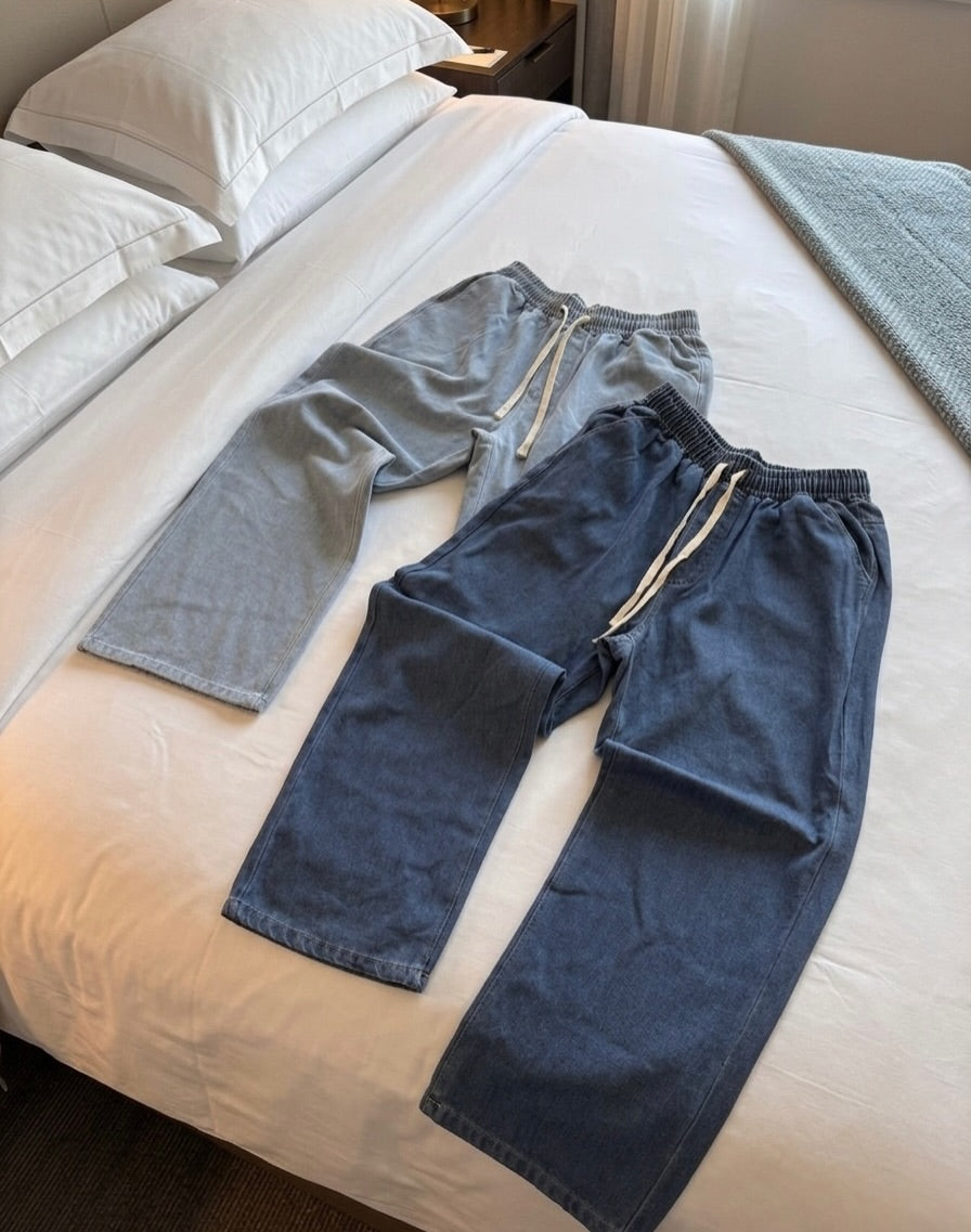 🩵데일리 밴딩 데님팬츠