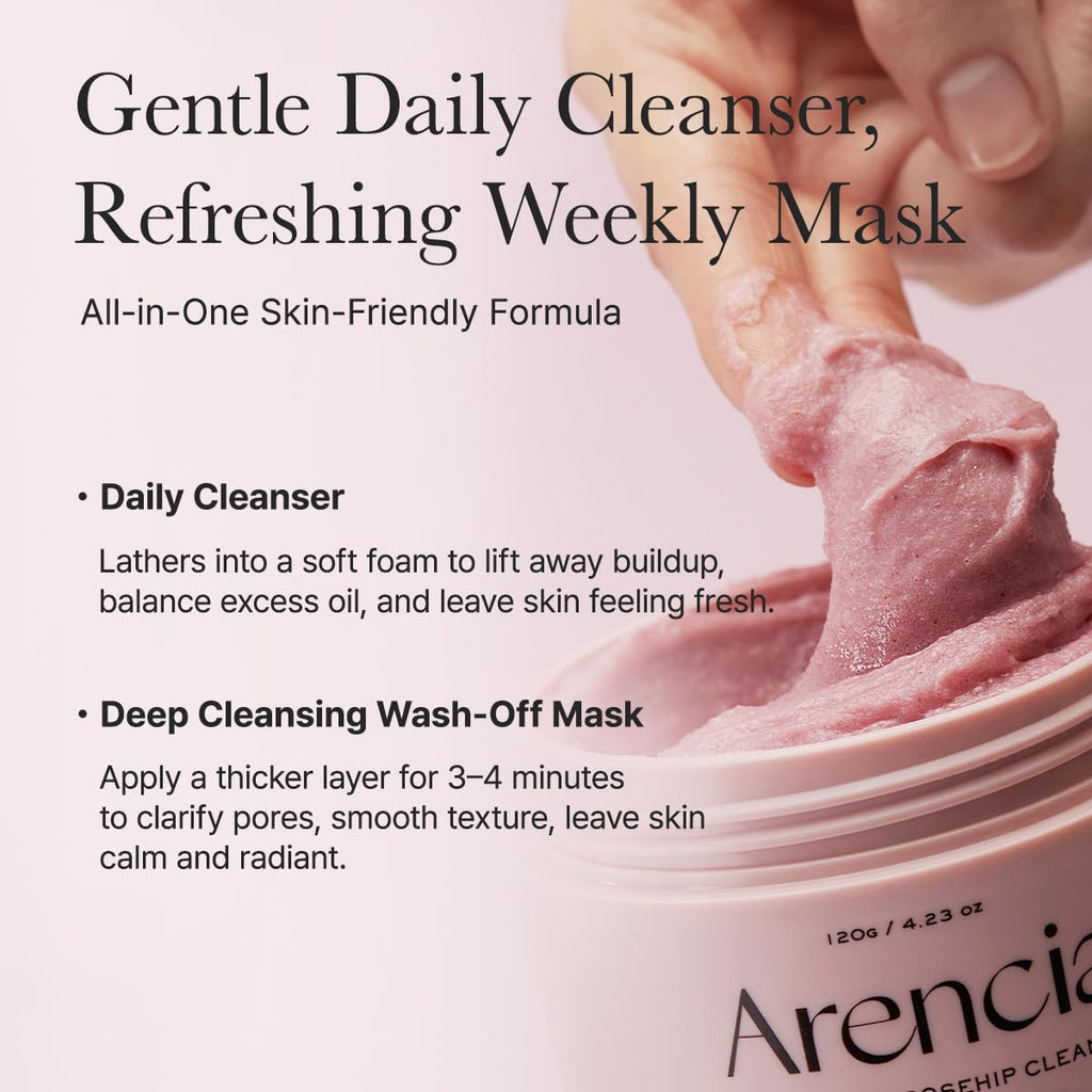 [Arencia] Fresh Royal Rosehip Mochi Cleanser 120g